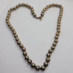 Parklane Necklace Beaded Gold tone Vintage